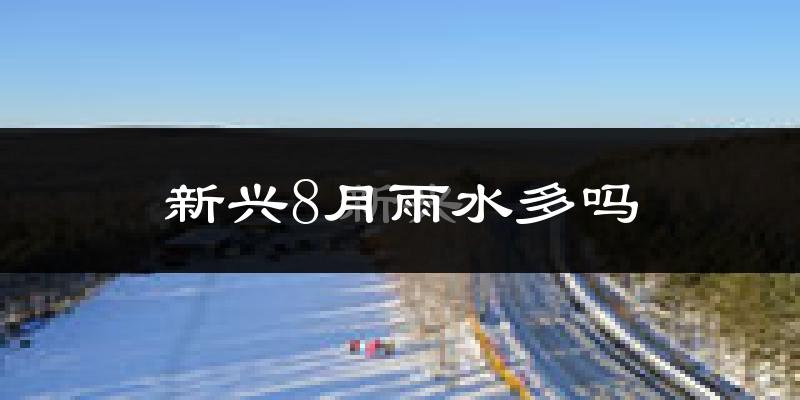 新兴8月雨水多吗?