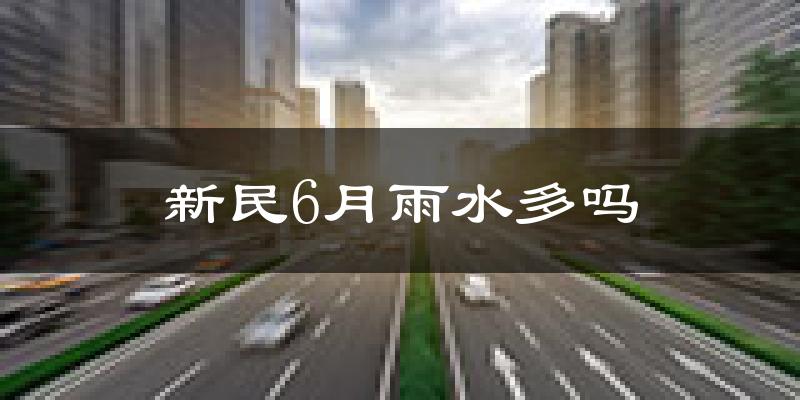 新民6月雨水多吗?