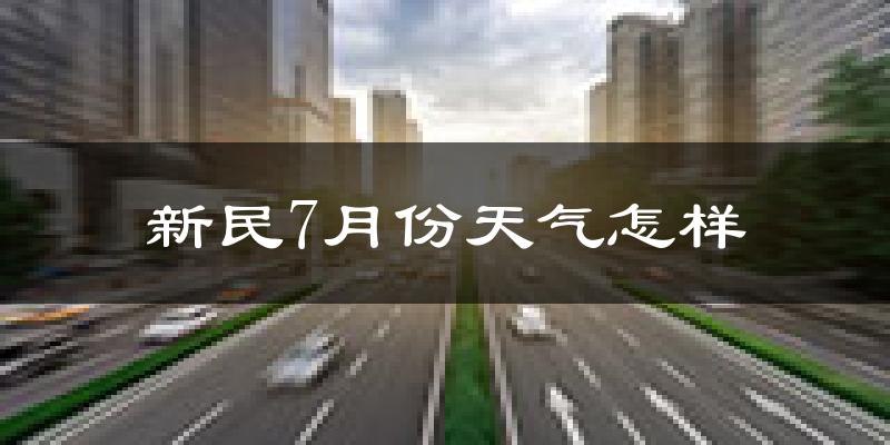 新民7月份天气怎样?新民七月热吗?