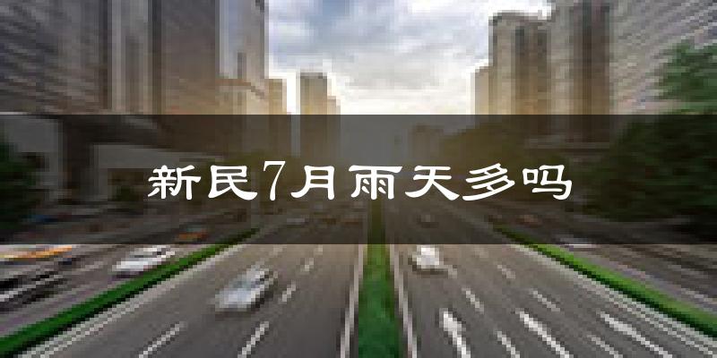 新民7月雨天多吗?