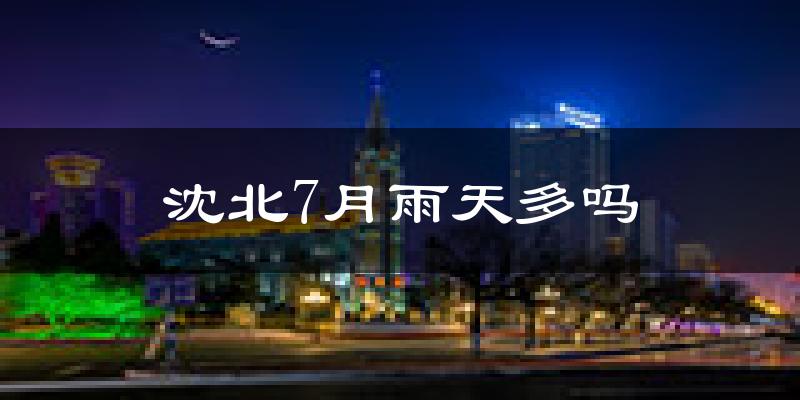 沈北7月雨天多吗?