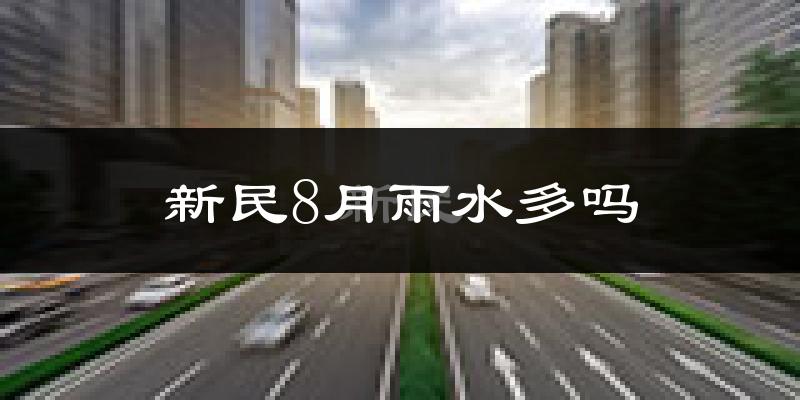 新民8月雨水多吗?