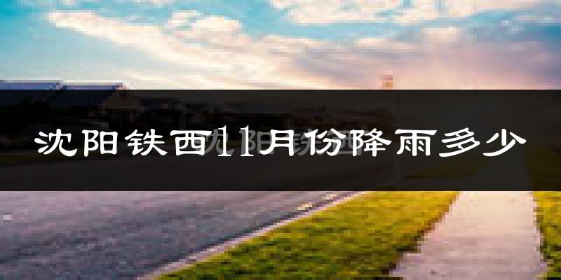 沈阳铁西11月份降雨多少?