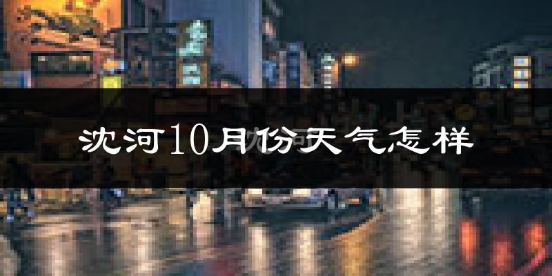 沈河10月份天气怎样?沈河十月冷吗?