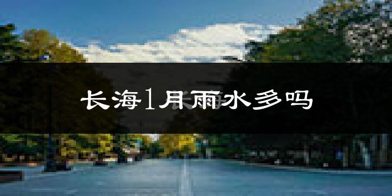 长海1月雨水多吗?