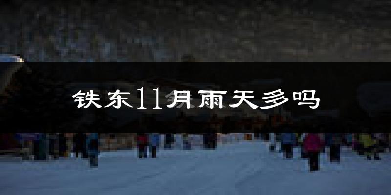 铁东11月雨天多吗?
