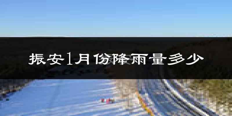 振安1月份降雨量多少?振安一月下雨多吗?