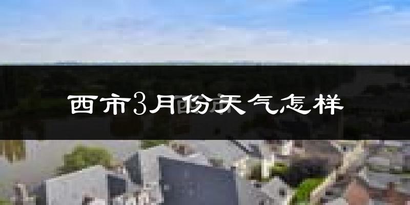 西市3月份天气怎样?西市三月冷吗?