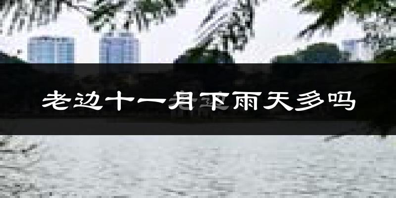 老边十一月下雨天多吗?老边11月份降雨量多少?
