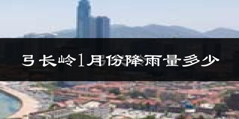 弓长岭1月份降雨量多少?弓长岭一月下雨多吗?