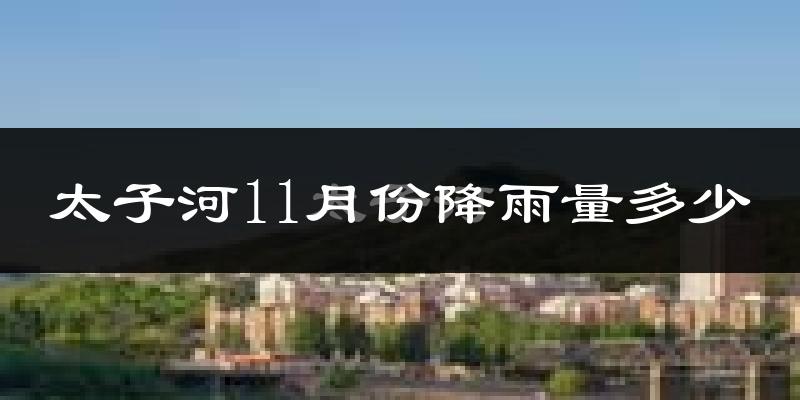 太子河11月份降雨量多少?太子河十一月下雨多吗?