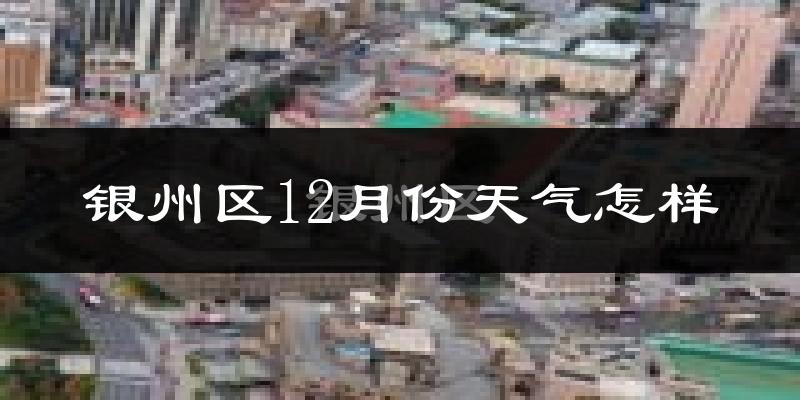 银州区12月份天气怎样?银州区十二月冷不冷?