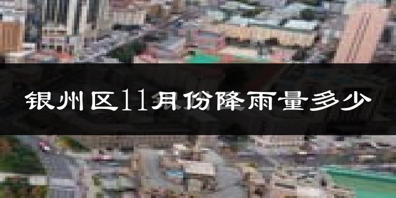 银州区11月份降雨量多少?银州区十一月下雨多吗?