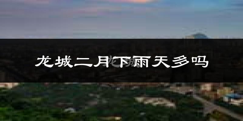 龙城二月下雨天多吗?龙城2月份降雨量多少?