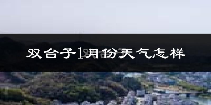 双台子1月份天气怎样?双台子一月冷不冷?