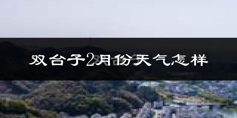双台子2月份天气怎样?双台子二月冷吗?