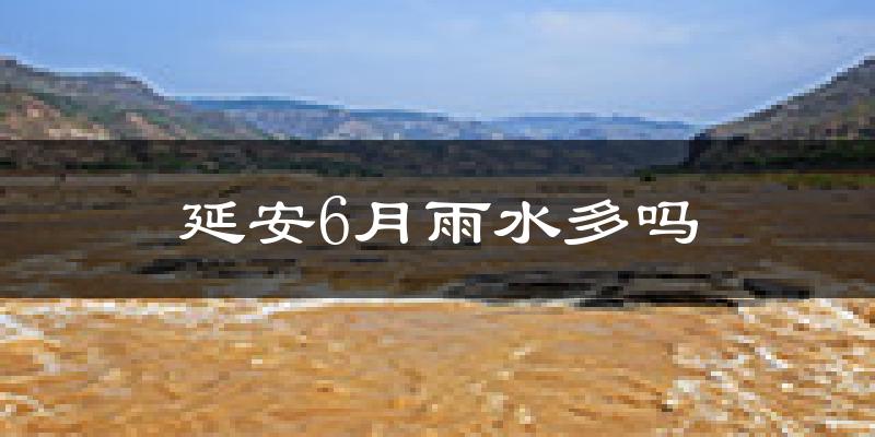 延安6月雨水多吗?