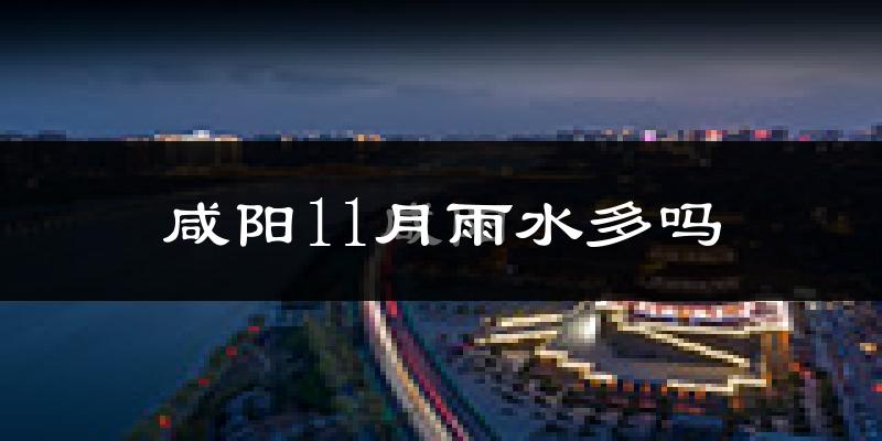 咸阳11月雨水多吗?