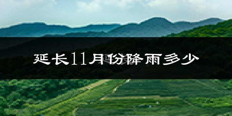 延长11月份降雨多少?