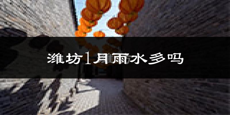 潍坊1月雨水多吗?
