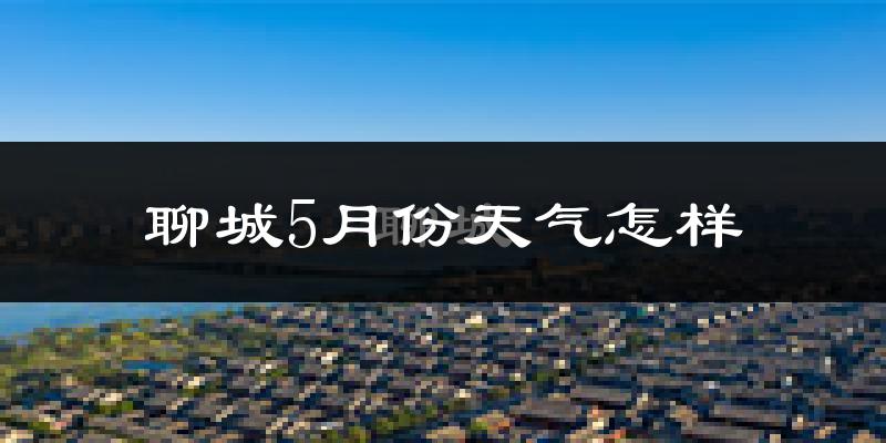 聊城5月份天气如何?很热吗?