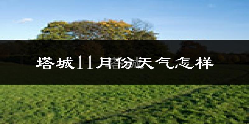 塔城11月份天气怎样?塔城十一月冷吗?