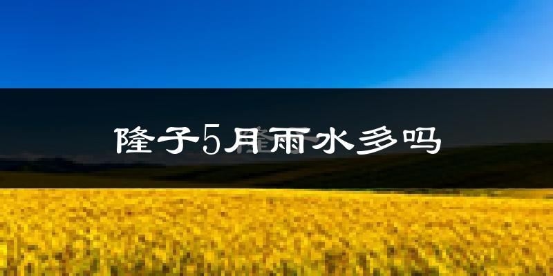 隆子5月雨水多吗?