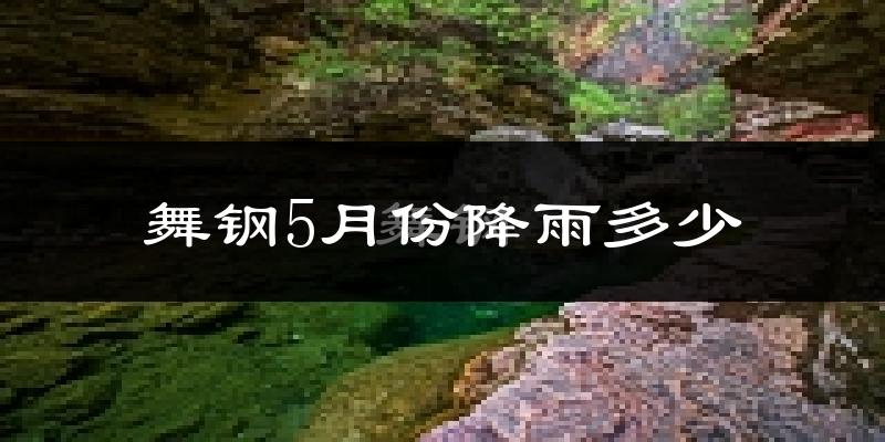 舞钢5月份降雨多少?