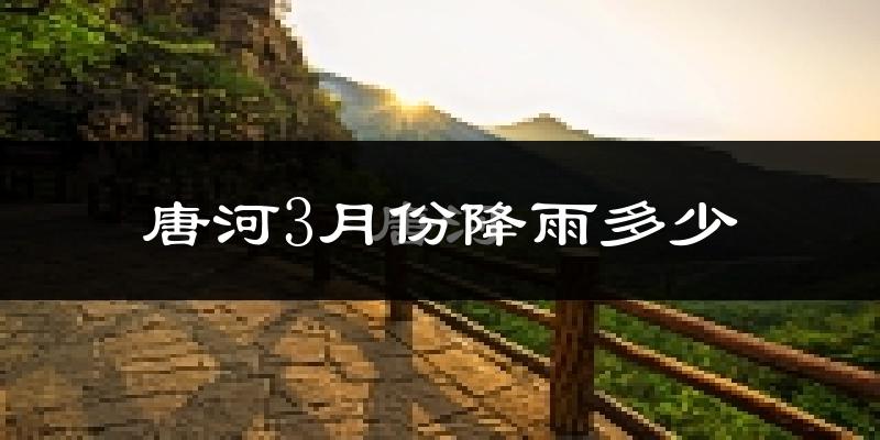 唐河3月份降雨多少?