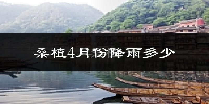 桑植4月份降雨多少?