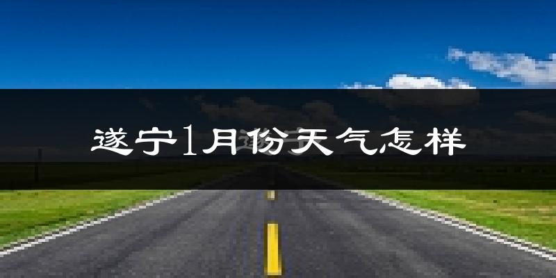 遂宁市1月份天气如何?很冷吗?