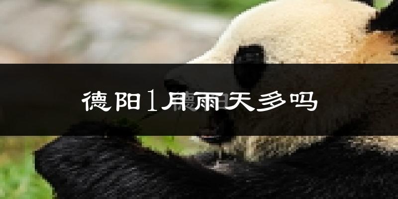 德阳1月雨天多吗?