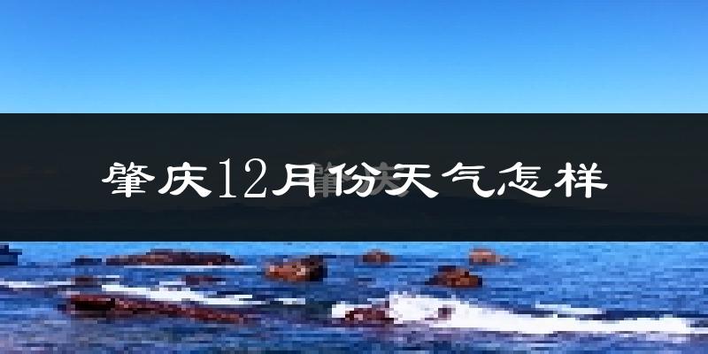 肇庆12月份天气怎样?肇庆十二月冷不冷?