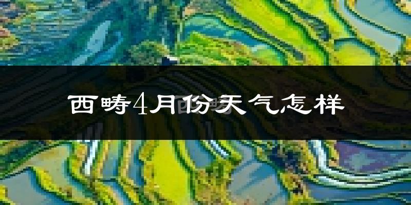 西畴县4月份天气如何?冷热情况怎么样?
