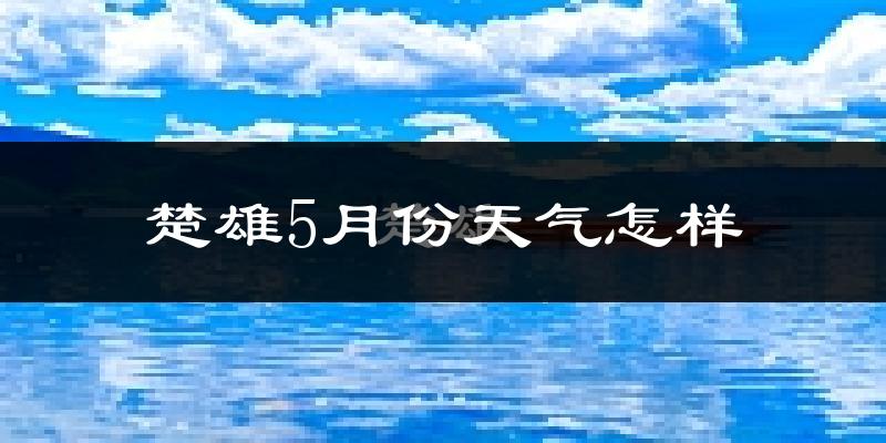 楚雄市5月份天气如何?很热吗?