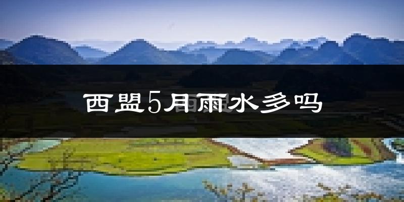 西盟5月雨水多吗?