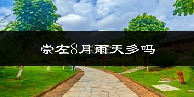 崇左8月雨天多吗?
